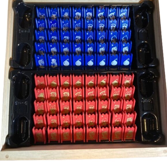 Stratego Game, Milton Bradley, Classic Game in Wooden Box, Special Edition, OS - Picture 10 of 13